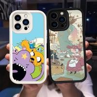 ราคา Z-4 Adventure Time เคสสีขาวสีดําสําหรับ iPhone 8 13 Pro Max Plus Case (44110322595)