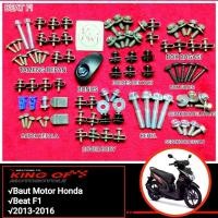 ราคา สลักเกลียวตัวถังครบชุด Honda Beat Fi / Fullbody Bolts Honda Beat PGM-FI 2013-2016 (42969242158)