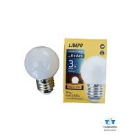 ราคา Lampo หลอดปิงปอง LED E27 3w (ตกไม่แตก) หลอดงานวัด ไฟเส้น หลอดปิงปอง LED 3W ขั้วE27 (15528933130)