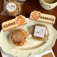 ราคา บิสกิตถุงการ์ดหัวขนมปังคุกกี้สโคนถุงบรรจุภัณฑ์อุปกรณ์ตกแต่งเบเกอรี่ช้ารีบาวด์ของเล่นการ์ดหัว (28750788577)