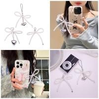 ราคา CH* Trend Bowknot Phone Charm สําหรับผู้หญิงลูกปัดพวงกุญแจกระเป๋ากระเป๋าเป้สะพายหลังกระเป๋าสตางค์ (41666224415)