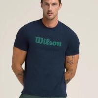 ราคา Wilson Easy Street Tee เสื้อเทนนิสผู้ชายทําจากผ้าฝ้ายแท้เสื้อยืดแขนสั้นดูดซับความชื้นและระบายอากาศ (44468516319)