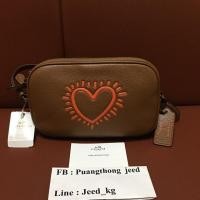 ราคา New coach แท้% สะพายข้าง 2 ซิป ใส่โทรศัพท์ตระกูลพลัสได้ค่ะ (704898011)