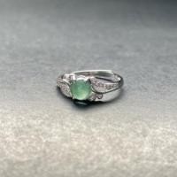 ราคา แหวนหยกพม่าแท้สีเขียวธรรมชาติเนื้อใส (16169824911)