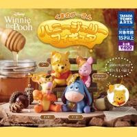 ราคา **ของแท้ พร้อมส่ง** กาชาปอง วินนี่ เดอะ พูห์ ชุด เลอะน้ำผึ้ง Gashapon Winnie the Pooh Honey Jelly Figure (44307106126)