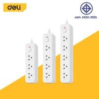 ราคา Deli ปลั๊กไฟ ปลั๊กพวง 3ตา วัสดุทนไฟ750 ํC กำลังไฟสูงสุด 2300W สายไฟยาว 3 5เมตร มาตรฐาน มอก รับประกัน 3ปี Power Socket (24357562497)