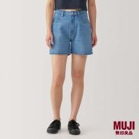ราคา MUJI Ladies Kapok Blend Denim Wide Short Pants (40565299972)