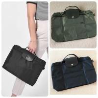 ราคา พร้อมส่ง * Longchamp Green กระเป๋า Briefcase ใส่เอกสารและโน๊ตบุ้ค (25139473405)