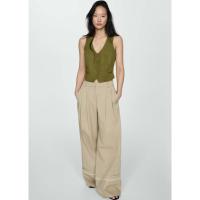 ราคา [MANGO] WAISTCOAT MAX / เสื้อเวส Linen waistcoat with buttons Ref: 67069229 (43917429228)