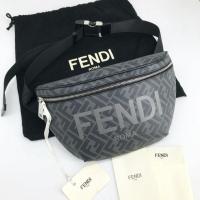 ราคา กระเป๋าคาดอกชาย (New!) Fendi FF Belt Bag สีเทา สวยเท่ห์ ลุค คูลๆๆเรียบหรู ใช้ได้นานคร้าบรอเช็คสต๊อ (29865700345)
