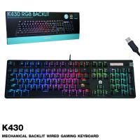 ราคา OKER K430 RGB Gaming Keyboard คีย์บอร์ดเกมมิ่ง (23204659789)