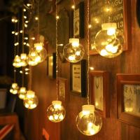 ราคา โคมไฟลูกบอลปรารถนาสำหรับตกแต่งห้องนอนในเทศกาลฤดูใบไม้ผลิปีใหม่ โคมไฟระย้า ลูกบอลกลม โคมไฟแขวนต้นไม้ โคมไฟบรรยากาศ (43152114350)