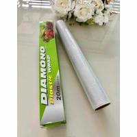 ราคา ฟิล์มยืดถนอมอาหาร ฟิล์มใส ฟิล์มยืด รุ่น Plastic-food-fruit-wrap-20m (28551584101)