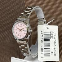 ราคา [Original] Casio LTP-V006D-4B Standard Analog Stainless Steel Bracelet Ladies Watch (22862726586)