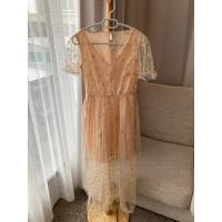 ราคา เดรสผ้ามุ้งปัก งานป้าย Jariya ของใหม่ น่ารักมาก size M (29556410712)