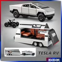 ราคา DDK 1: 32 Tesla RV โมเดลรถปิ๊กอัพไซเบอร์ทรัค โลหะอัลลอย ของเล่นสําหรับเด็กผู้ชาย (25417767601)