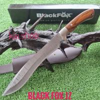 ราคา อุปกรณ์เดินป่า มีด มีดพก มีดพกเดินป่าใบตาย BLACK FOX รุ่น JZ ใบลายดามัสกัสด้ามไม้ (27960266007)