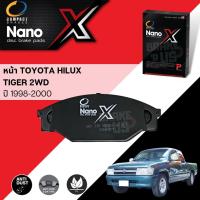 ราคา Compact เกรดท็อปผ้าดิสเบรคหน้า TOYOTA HILUX Tiger 2.5,3.0 2WD ตัวเตี้ย ปี 1998-2000 Compact NANO X DEX 135 (24686565302)