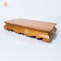 ราคา ฐานวางพระไม้สักขาคู้ ตั่งไม้วางพระ โต๊ะยอด (2175240819)