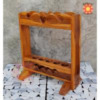 ราคา ส่งฟรี ที่ใส่ไม้กวาด ที่เสียบไม้กวาด 5 ช่อง ไม้สัก 7*35*38 ซม. (ก*ย*ส) ที่เก็บร่ม สีย้อมเคลือบเงา (22120966088)