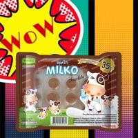 ราคา Milko มิลค์โก้ เม็ดอมนมอัดเม็ด รสช็อกโกแลต 1แพ็ค6แผงรวม90เม็ด ตราโรสเซล่า นมอัดเม็ดหน้าโรงเรียน (3079027712)