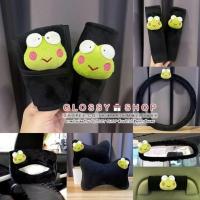 ราคา ชุดแต่งรถกบเคโระ ชุดแต่งรถลายการ์ตูน ชุดแต่งรถสีเขียว ปลอกเกียร์รถยนต์ ปลอกพวงมาลัยรถยนต์ กบเคโระ (22345837569)