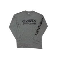 ราคา เสื้อยืดแขนยาวผู้ชายสีเทา VANS (41218221417)