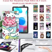 ราคา อะนิเมะ Kuromi เหมาะสําหรับ Realme Pad Mini 8.7 นิ้ว RMP2105 RMP2106 ลายการ์ตูนน่ารักสี่มุม drop-proof สีสันป้องกันกรณีแท็บเล็ต (29541434449)