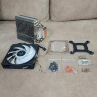 ราคา (มือ 2) DEEPCOOL GAMMAXX AG400 รุ่นพัดลมไฟ LED CPU Cooler มีขา LGA 1700 พัดลมระบายความร้อนซีพียู (26213588173)