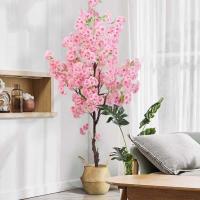 ราคา ต้นซากุระญี่ปุ่น ซากุระสีชมพู ต้นไม้ปลอม-ประดิษฐ์ สีสวย ตกแต่บ้านและสวน ห้อง คาเฟ่ Plant-SKR (23462026869)