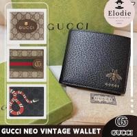 ราคา 【Hot】Gucci Neo Vintage GG Supreme Canvas Wallet Men's Card Holder (28939752652)