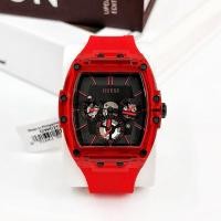ราคา [ของแท้ผ่อน0%]GUESS Mens Red Multi-function Watch GW0203G5 (25724852904)