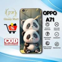 ราคา เคส HP ล่าสุด Oppo A71 - เคส Oppo A71 - Cute Panda Motif - Premium Glossy Hardcase - Oppo Glossy Mart Phone Softcase (40414699050)
