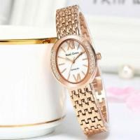 ราคา Royal Crown นาฬิกาข้อมือผู้หญิง ชุบทอง สายสแตนเลสอย่างดี รุ่น 6309-SSL (สี Ping Gold) (3169536338)