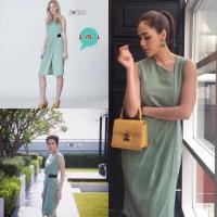 ราคา ASV dress แขนกุด สีเขียวมิ้น (213238722)