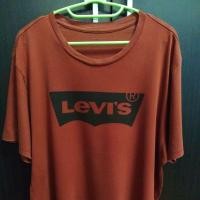 ราคา เสื้อยืดคอกลม ลีวาย สีน้ำตาลแดง บิ๊กโลโก้กลางสีดำ (40300569156)