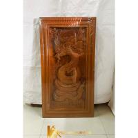 ราคา PF_Phrae | ภาพติดผนัง ภาพแกะสลักไม้สัก ลายนาคเศรษฐี ขนาด55ซม. สูง100ซม. (27625109346)