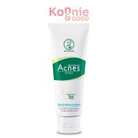ราคา Mentholatum Acnes Clear &amp; Whitening Wash 100g. (23283991447)
