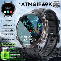 ราคา 2025 ใหม่สําหรับ XIAOM กีฬากลางแจ้งผู้ชาย smart Watch 1000mAh แบตเตอรี่ 1.73 นิ้วหน้าจอ AMOLED นาฬิกาผู้ชายเข็มทิศ 10ATM กันน้ํา Bluetooth call smartwatchs ผู้หญิง (40664801826)