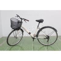 ราคา จักรยานแม่บ้านญี่ปุ่น - ล้อ 26 นิ้ว - ไม่มีเกียร์ - สีขาว [จักรยานมือสอง] (15375203247)