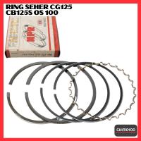 ราคา แหวน Reng Seher Seker ลูกสูบ Honda Cg125 Cg 125 Cb125s Cb 125 S Os 100 (42122704873)
