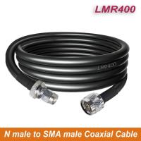 ราคา LMR400 RF Coaxial Cable 10m/15m/20m/30m High Quality Low Loss Extension Coax Cable for Mimo Antenna, WiFi Modem, Router, Signal Booster, Repeater (25926221458)