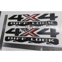 ราคา สติ๊กเกอร์ 4x4 DIFF-LOCK สำหรับติดข้างท้ายรถ Isuzu D-Max V-Cross Minorchange ปี 2024 (28415592076)