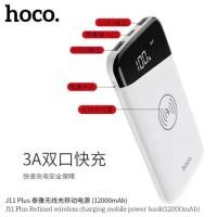 ราคา Hoco J11 Plus แบตสำรองชาร์จไร้สาย ความจุ 12000mAh Refined Wireless Power Bank Micro/Type-c Dual (4568003103)
