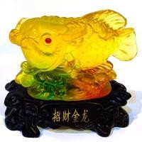 ราคา ปลามังกรคาบเหรียญ โชคลาภเงินทอง (4638968303)