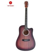 ราคา กีต้าร์โปร่ง Caravan HS-4140 Dreadnought cutaway 41นิ้ว มะฮอกกานี Acoustic Guitar 41 นิ้ว (42209029469)