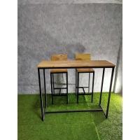 ราคา ❗ทักแชทก่อนสั่ง❗โต๊ะบาร์ โต๊ะกาแฟ พร้อมเก้าอี้2ตัว สุดหรู loft style ทรงสูง ไม้ยางพาราประสาน (9250438599)