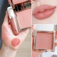 ราคา แพ็คคู่ ลิปสติก ไมก้า Myca Madmatte+บลัชออน ไมก้า Myca Cheeknature (22721995443)