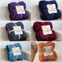 ราคา ผ้าห่มขนแกะหนานุ่ม 200x230cm เกรดพรีเมี่ยม ไม่บาง ขนาด 7x8ฟุต (748853795)