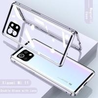 ราคา เคสโทรศัพท์มือถือ สําหรับ Mi 11T 11TPro 11 11Pro 11Ultra 11lite⭐เคสโทรศัพท์มือถือกระจกนิรภัย กรอบโลหะ แม่เหล็ก สองด้าน พร้อมเลนส์⭐Xiaomi Mi11 (8419536881)